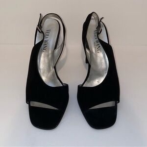 Vera Wang Black Women's Slingback Shoes